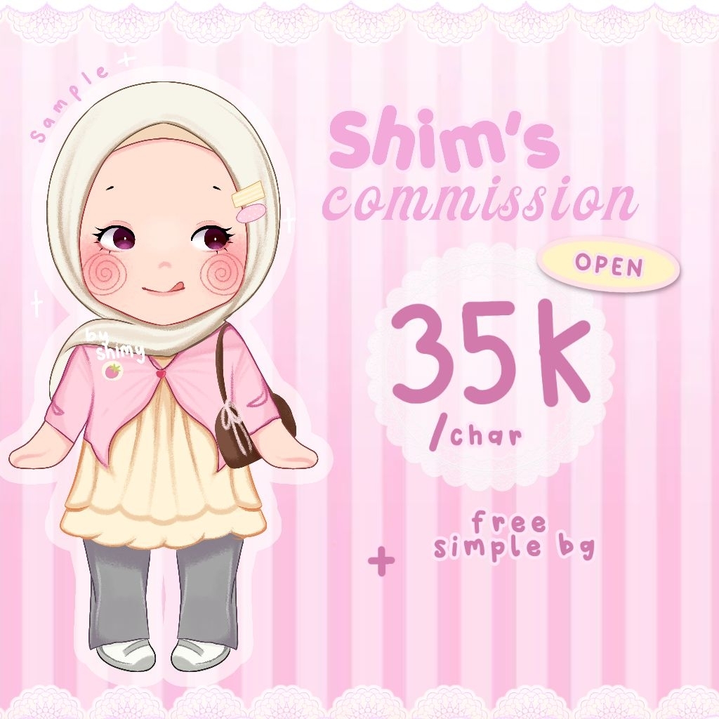 Art Commission | Ilustrasi Karakter, Ilustrasi Wajah, Ilustrasi Kartun Lucu