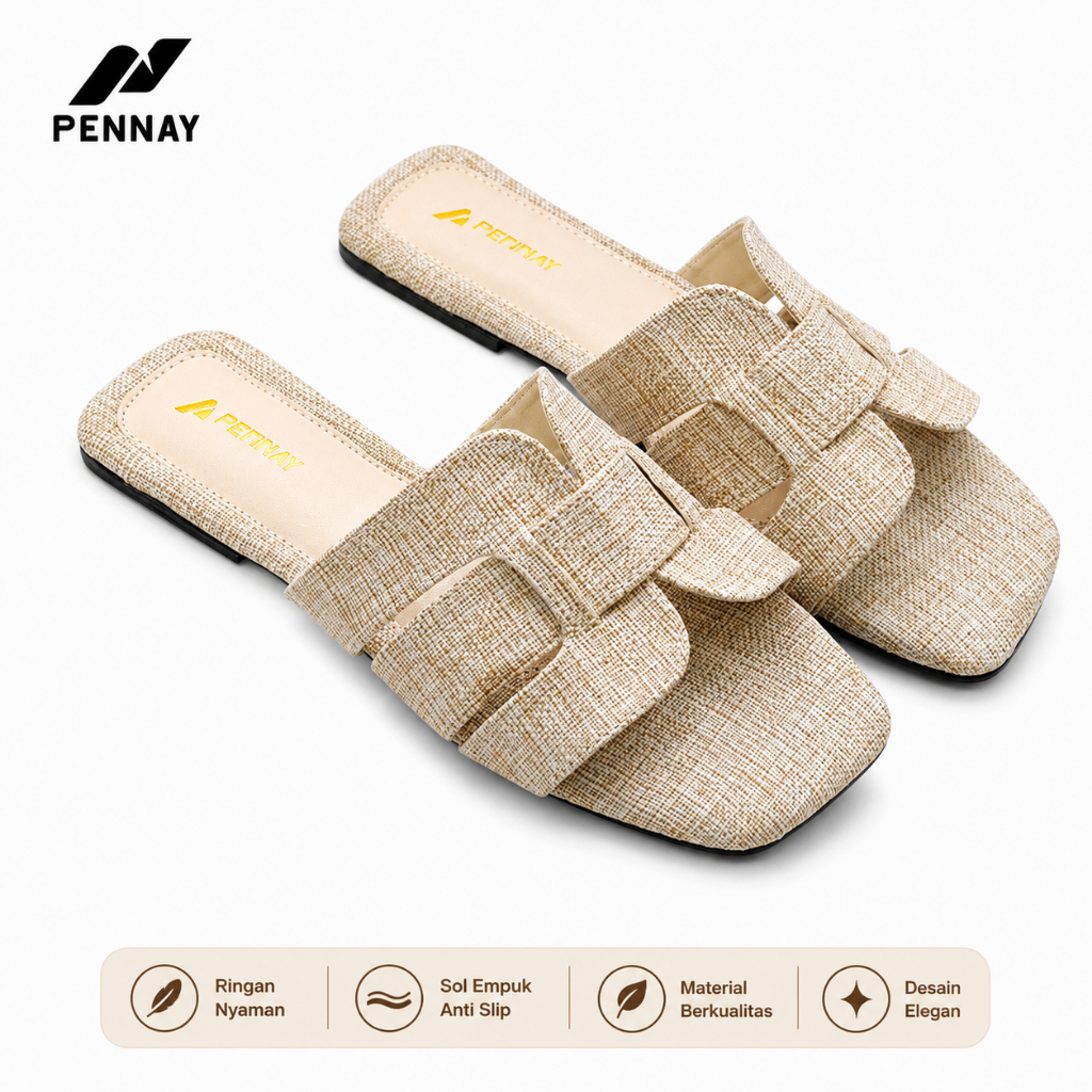 PENNAY Airin Sandal Wanita Teplek
