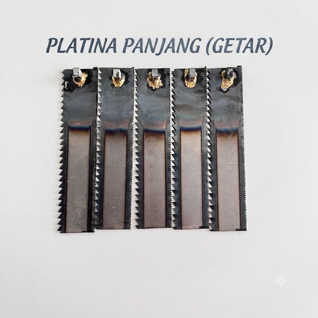 Platina panjangnya saja (getar) platina baja widia inverter (COD)