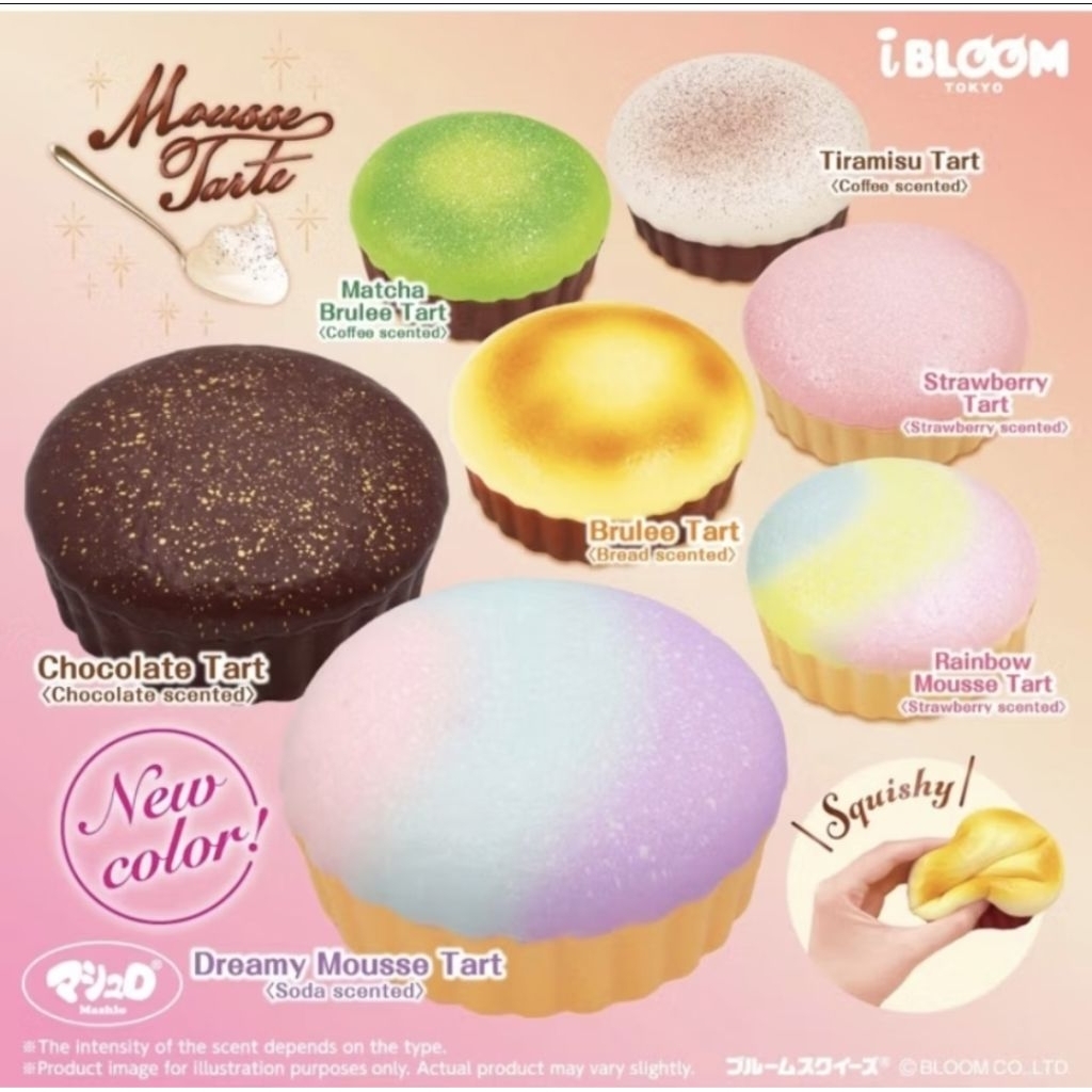 Japan iBloom Mousse Tarte Chocolate Tart Bloom World Fun Fun Strawberry Milk Mousse Bread Aoyama Tok