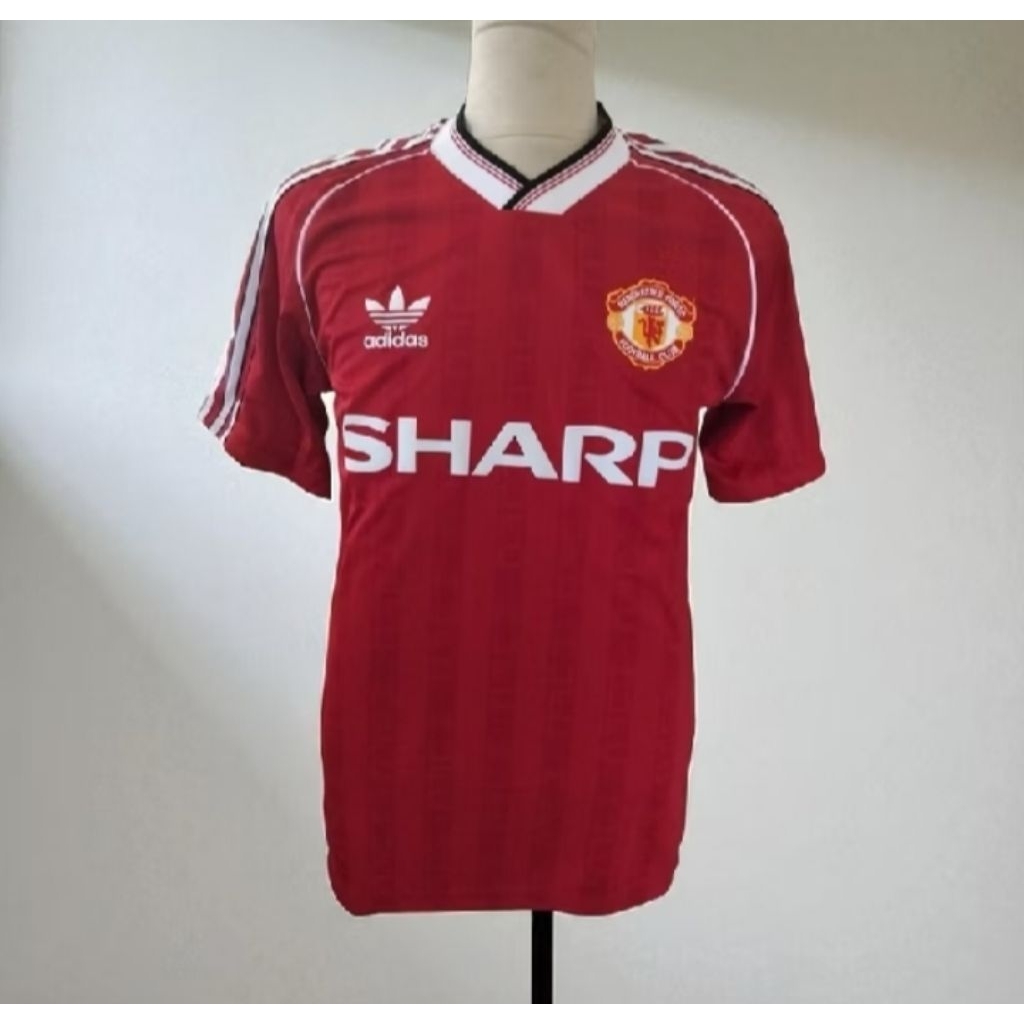 Jersey Retro Manchester United 1988 Jersey Classic Vintage