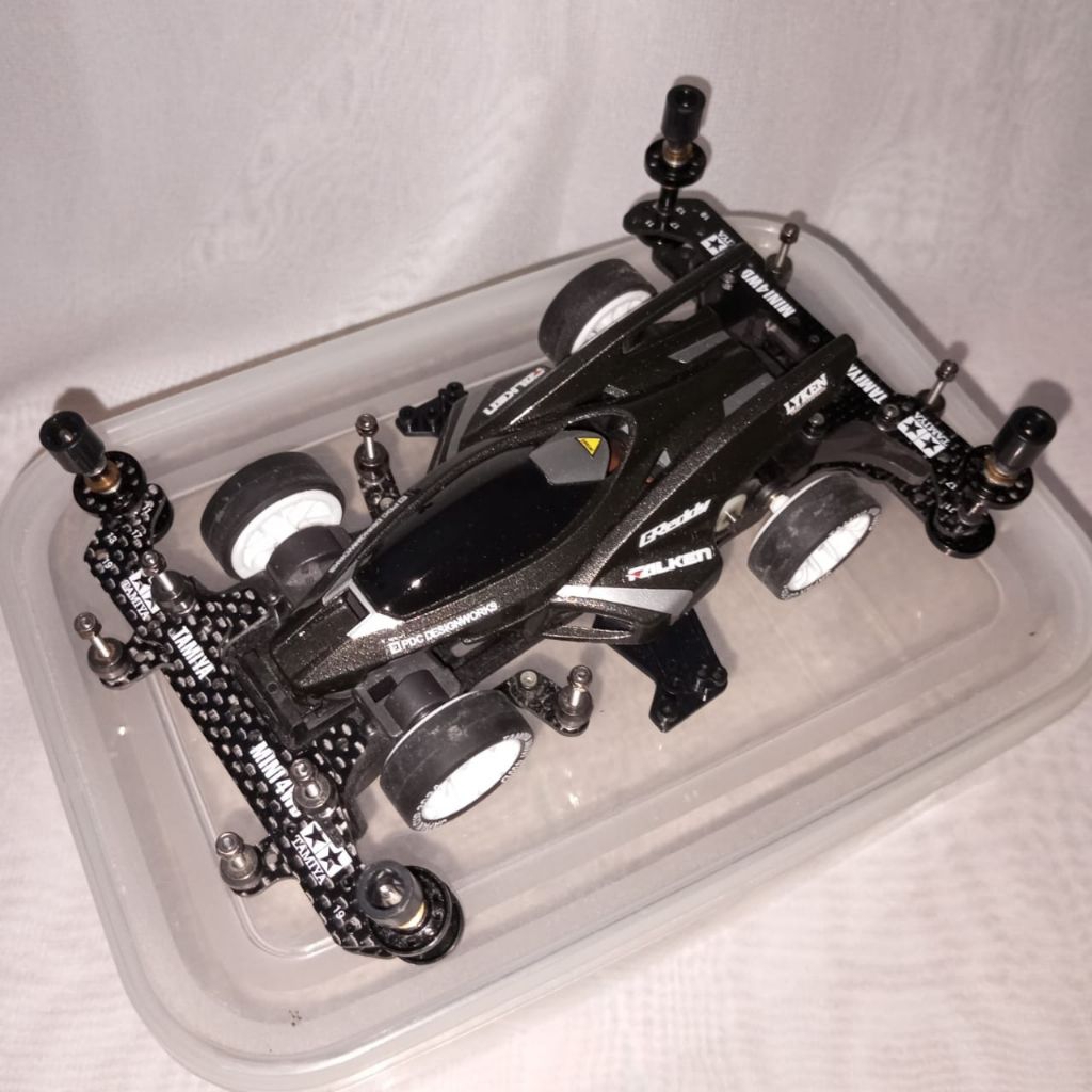 Tamiya STO / BMAX / SD Super 2 Carbon Chassis Body Aero Thundershot Custom