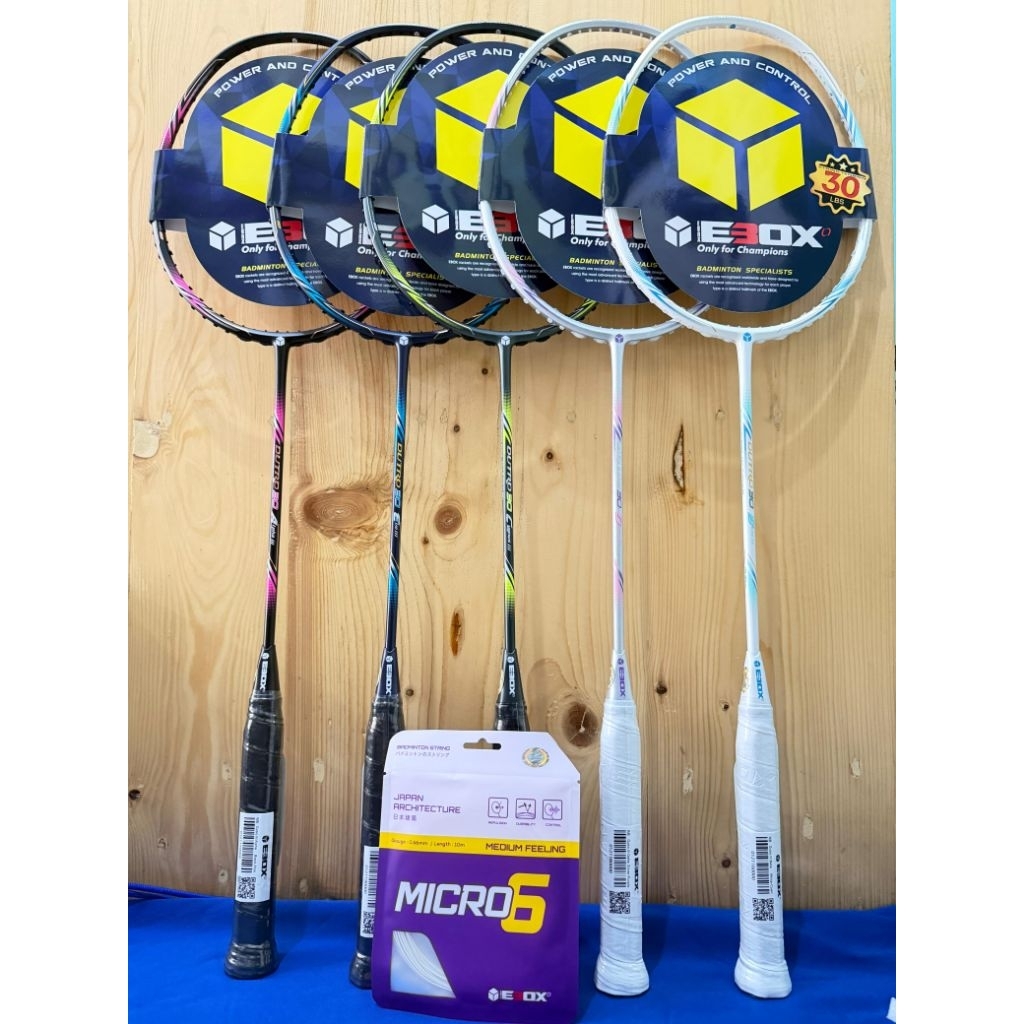 RAKET EBOX DUTRO 30 FREE TAS DAN SENAR SIAP PAKAI