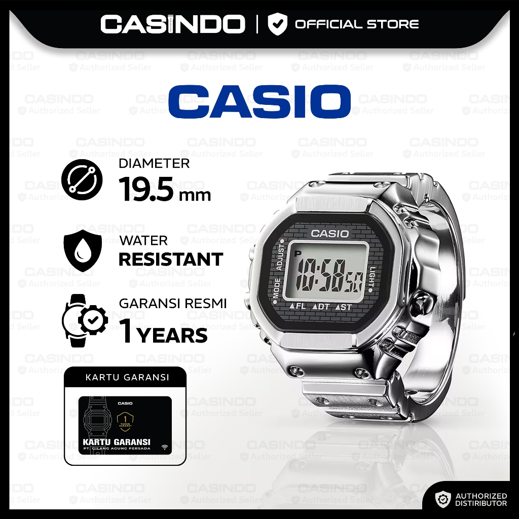 Jam Tangan Casio 50TH ANNIVERSARY CASIO RING WATCH CRW-001-1DRDigital