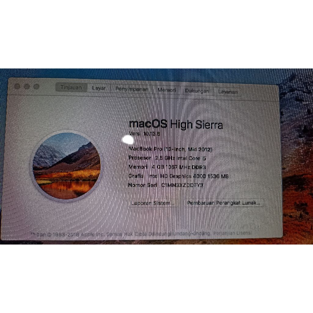 LOGICBOARD MACBOOK PRO A1278 MID 2012