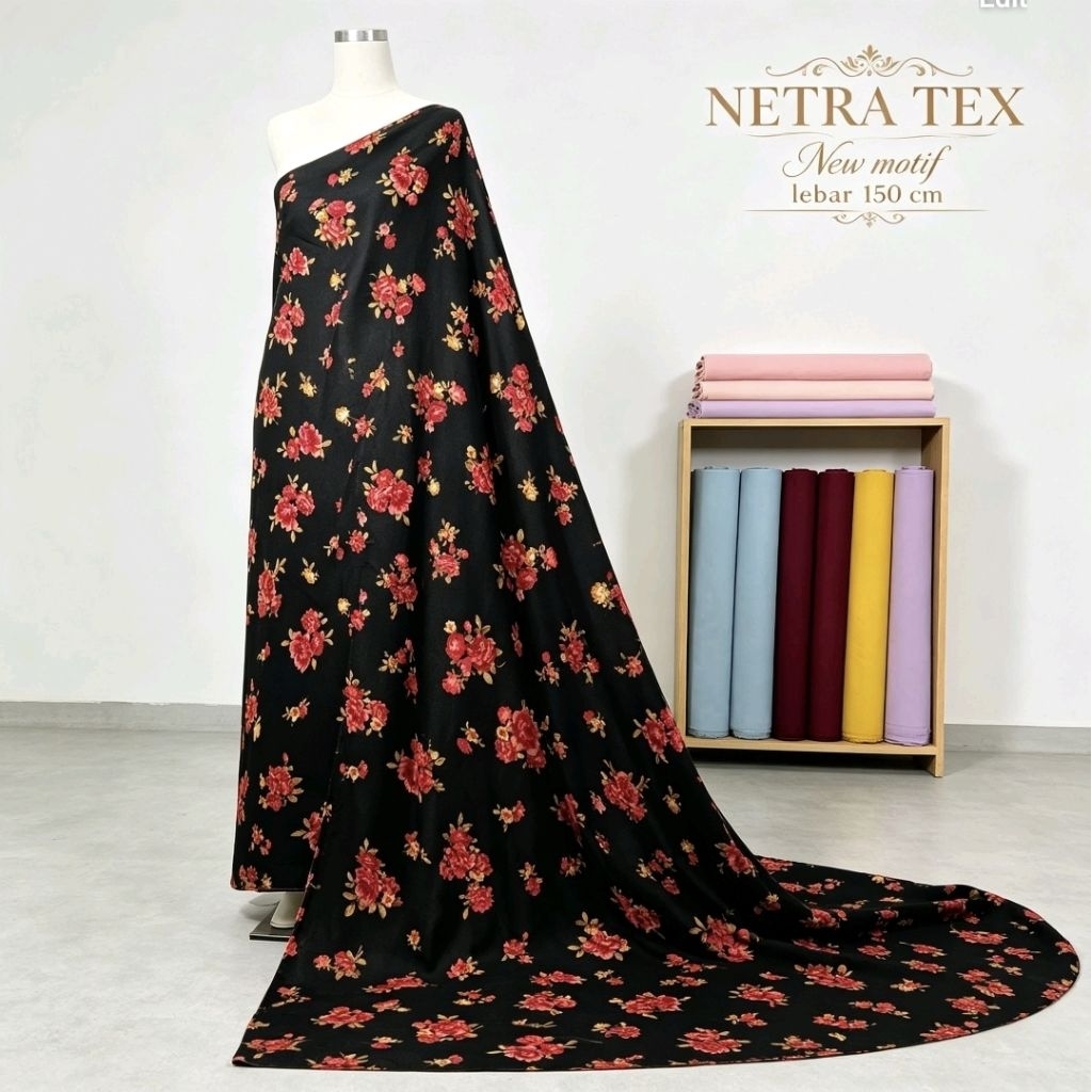 kain katun motif-kain katun rayon motif bunga sisa garment import-kain katun rayon korea