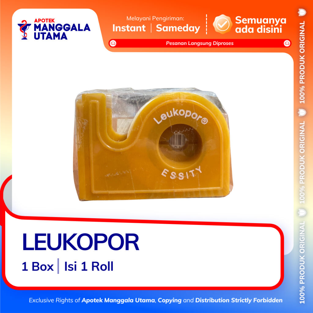 LEUKOPLAST LEUKOPOR - PLASTER ROL KERTAS