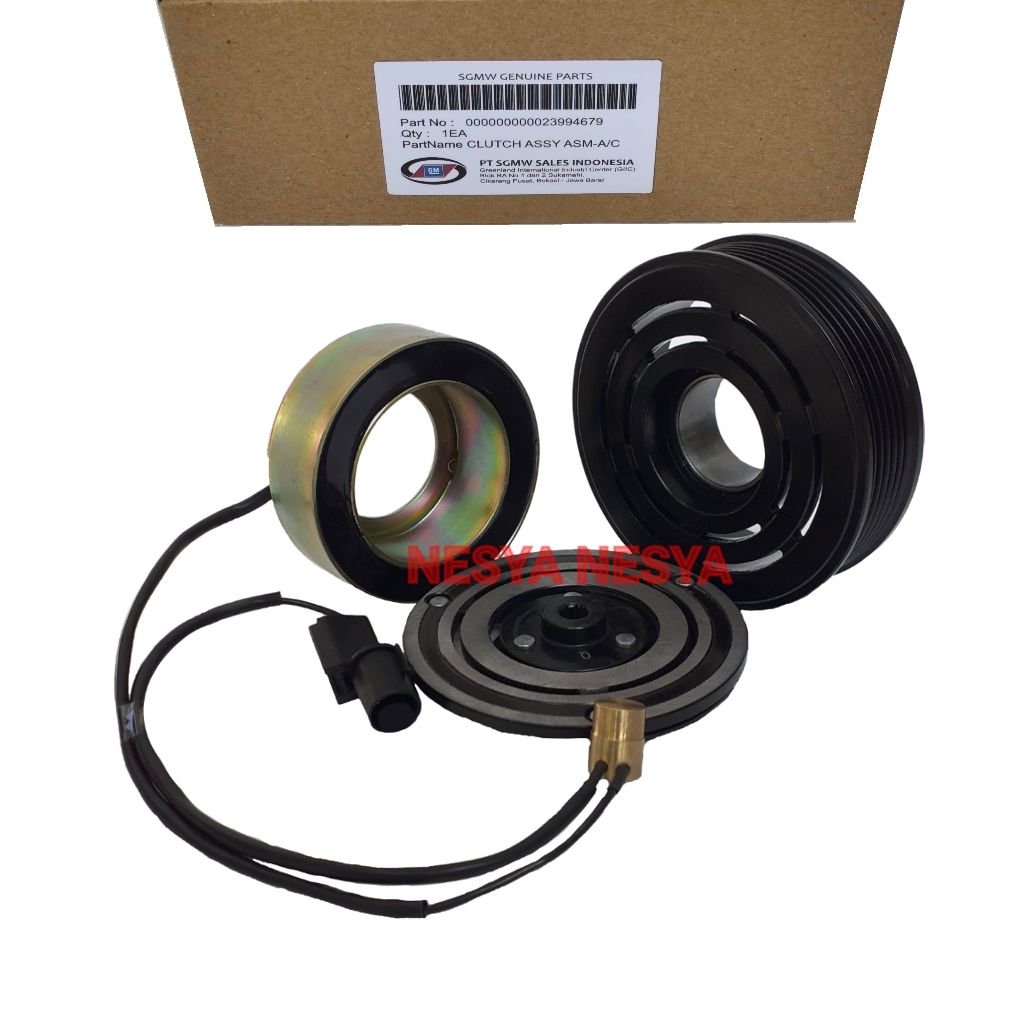 Magnet Magnit Maknit Clutch Clat Klat Pulley Pully Puly Puli Merek SGMW ASLI ORI untuk Compressor Co