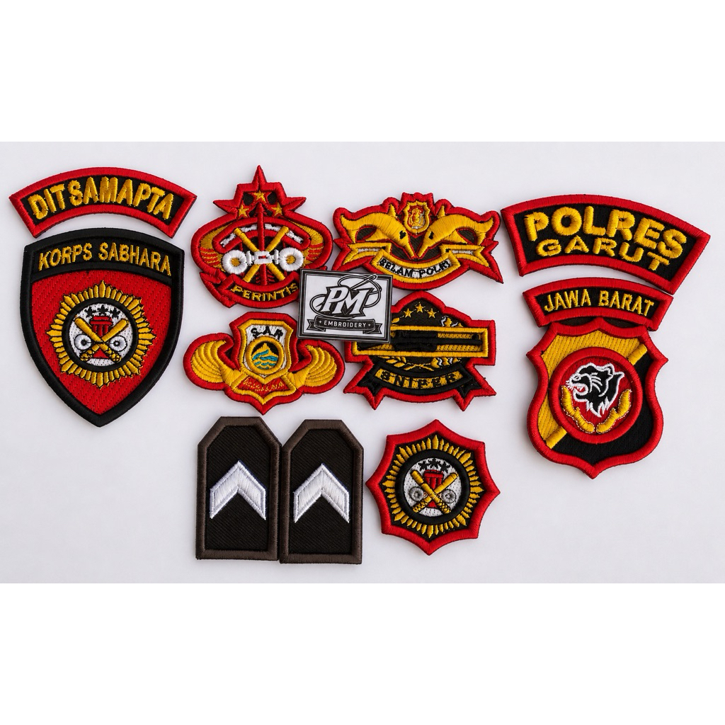 ATRIBUT LOGO POLRI SABHARA TIMBUL