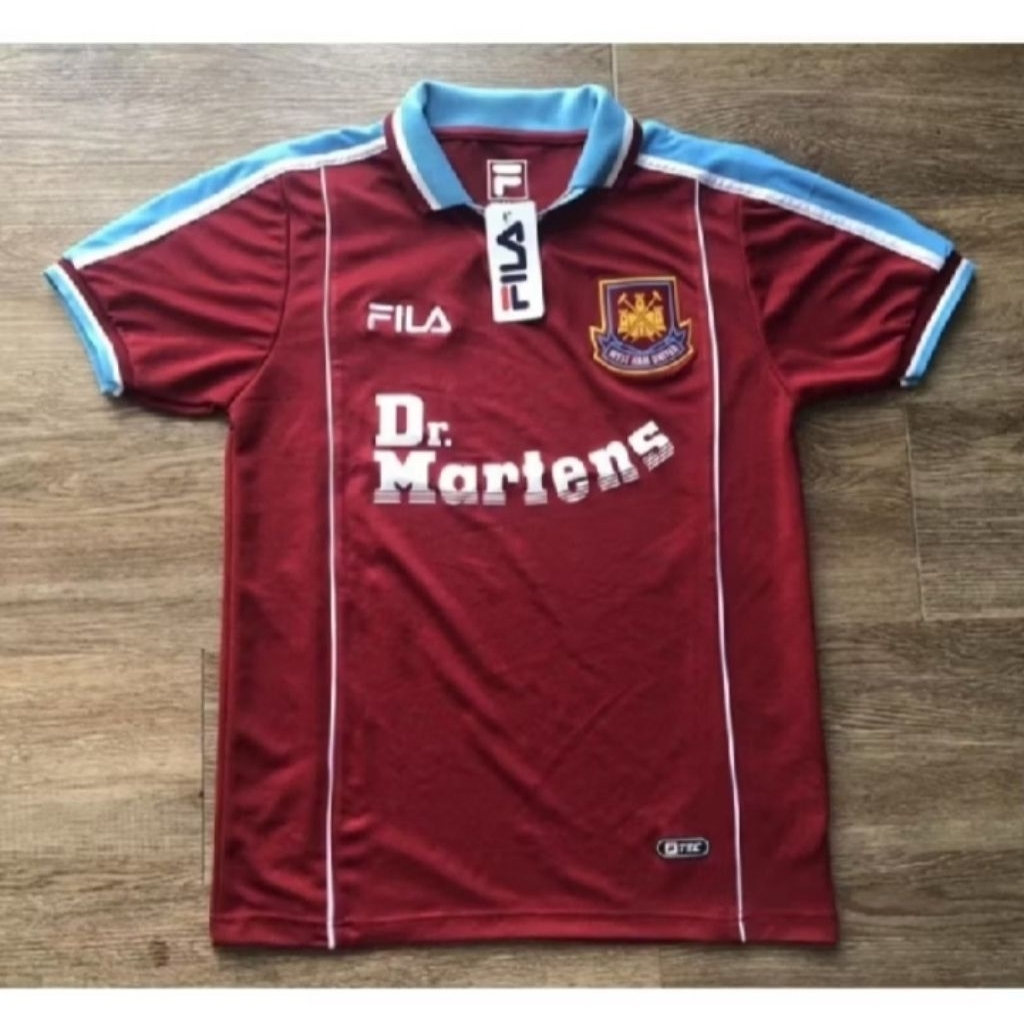 Jersey Retro West Ham Home 1999 Jersey Classic Vintage