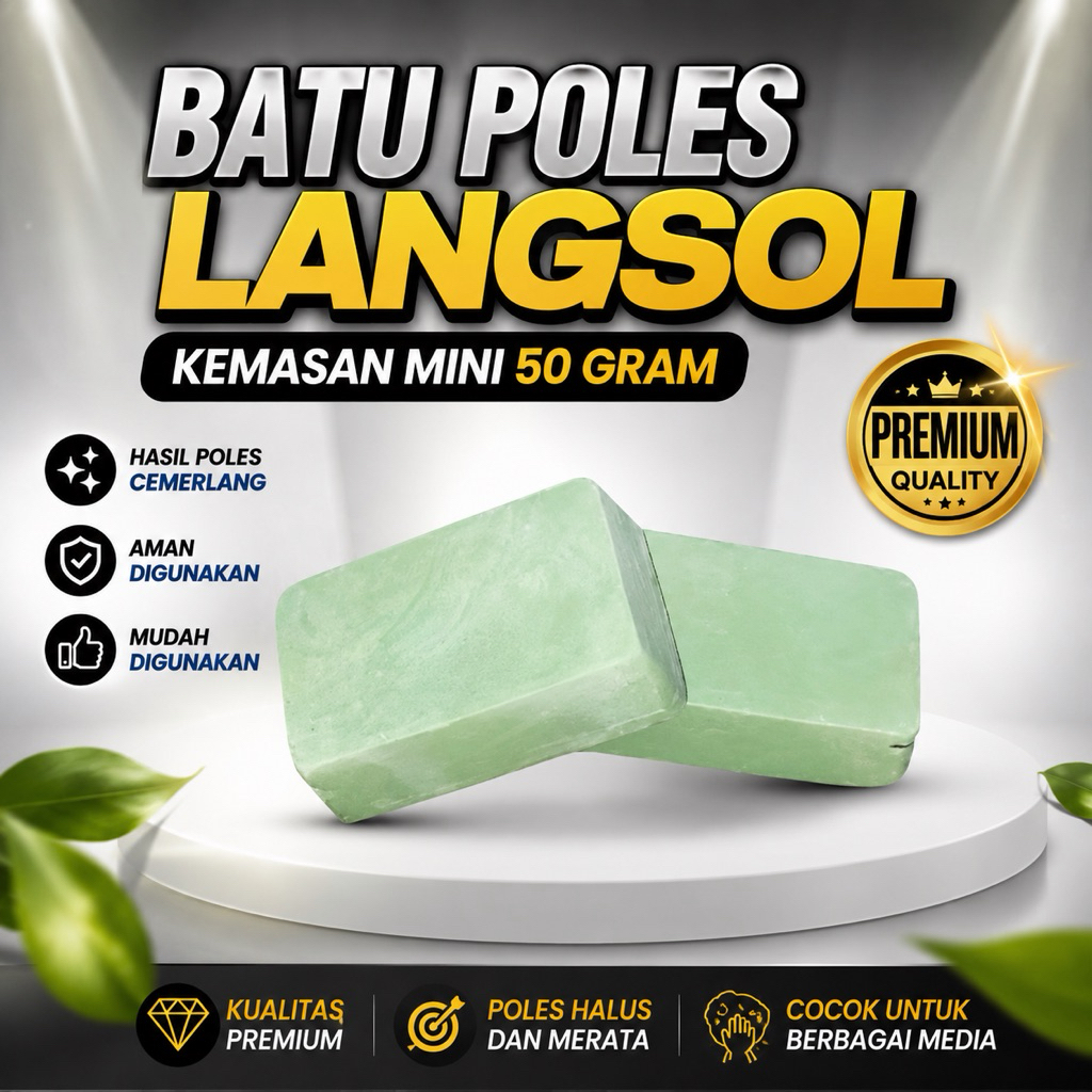 BATU POLES LANGSOL - WATU IJO - LANGSOL MINI 50gr
