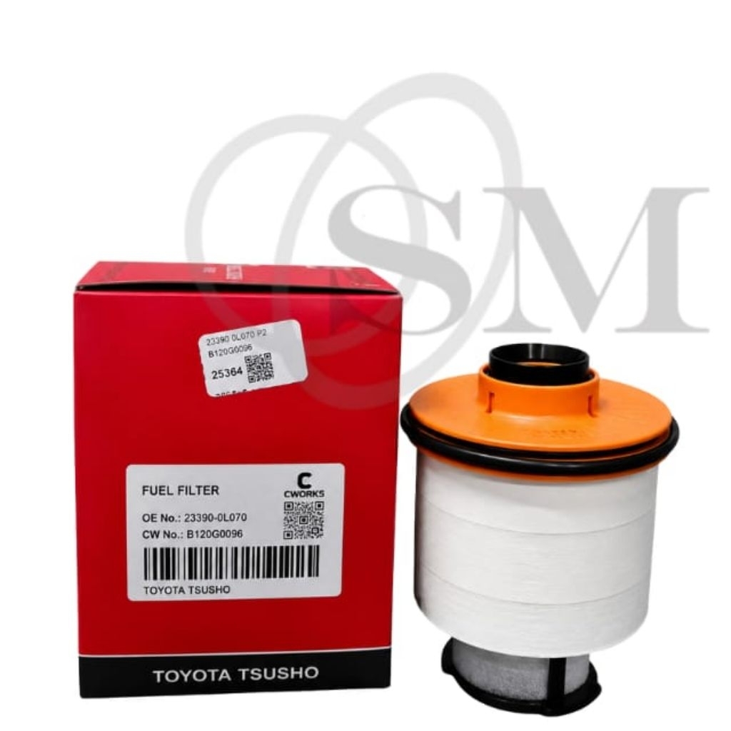 Filter solar,Saringan Solar,Innova,Fortuner VRZ,Hilux,Hiace Premio Diesel 23390-0L070-82