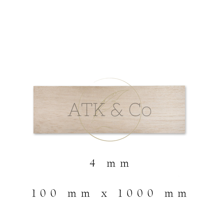 Kayu Balsa Papan 4mm - Balsa Sheet 4 mm - Bahan Maket Khusus Gosend