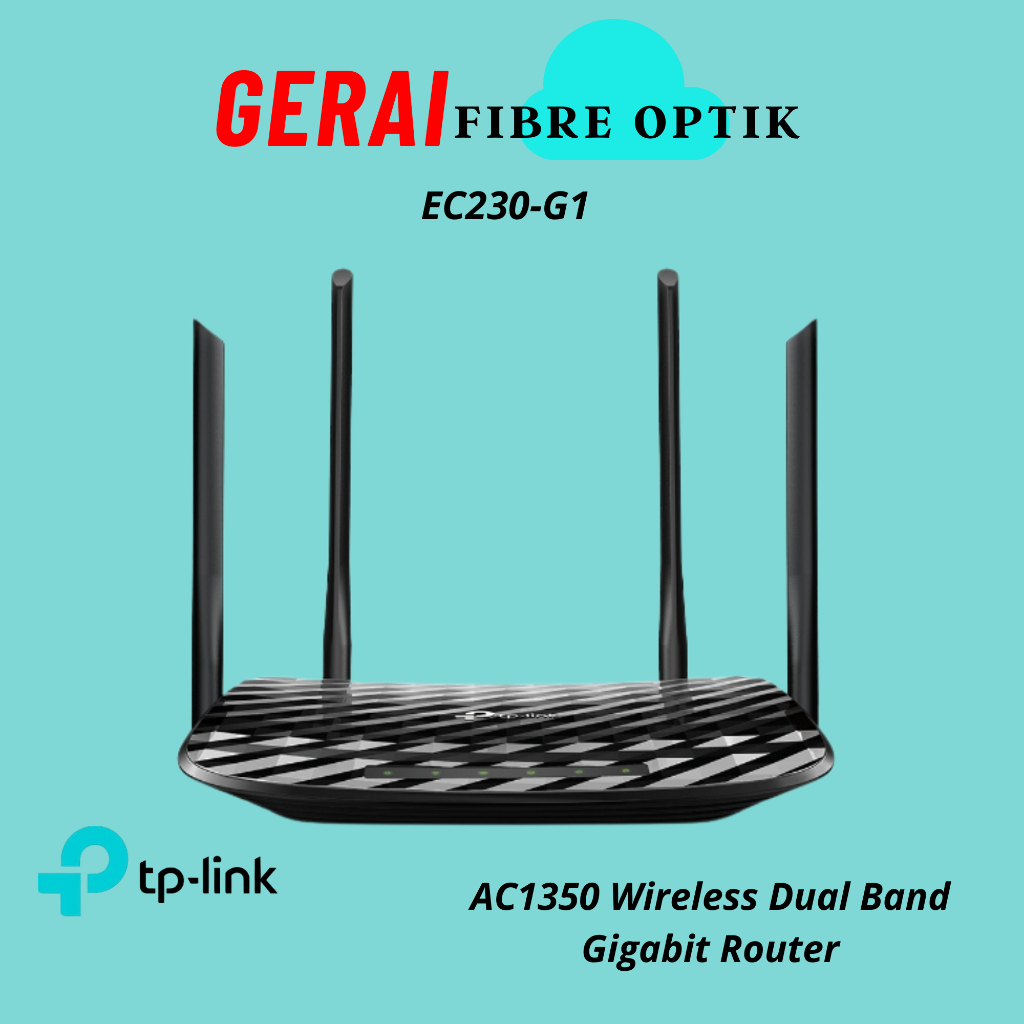 TP-Link, AC1350 Wireless Dual Band Gigabit Router -GFO