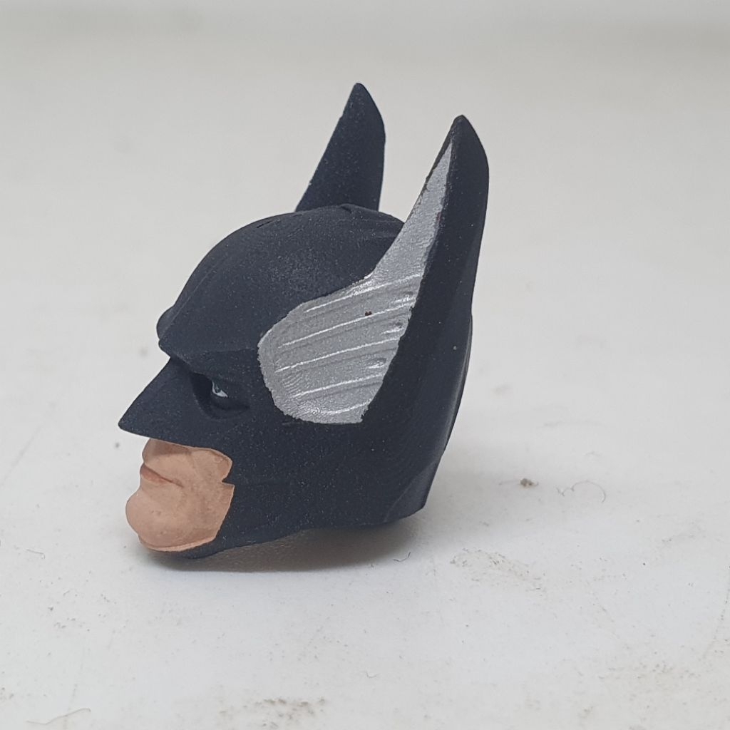 3D Print Head HS DC Batman Bruce Wayne George Clooney Justice League kitbash 1/12