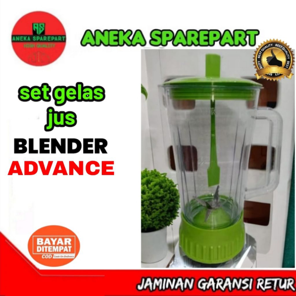 1 set gelas jus blender advance
