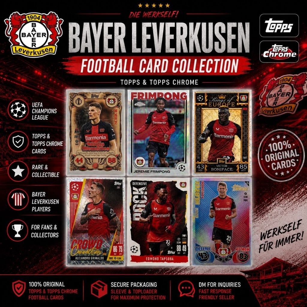 Koleksi Kartu Bola Bayer Leverkusen FC Bundesliga