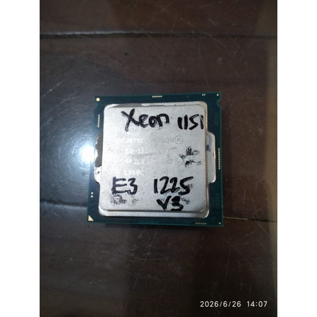 Processor Intel Xeon E3-1225 V5 Socket 1151 | Second | khusus server