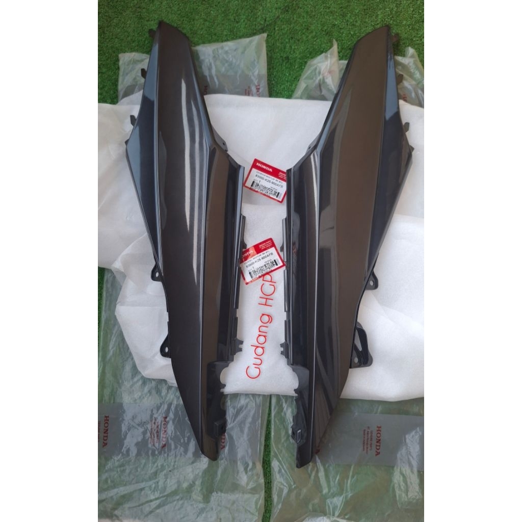Cover Body L & R Set Black Metalic Cover Body Kiri Kanan Set Hitam Metalik Abu-Abu Beat F1 CBS K25 2
