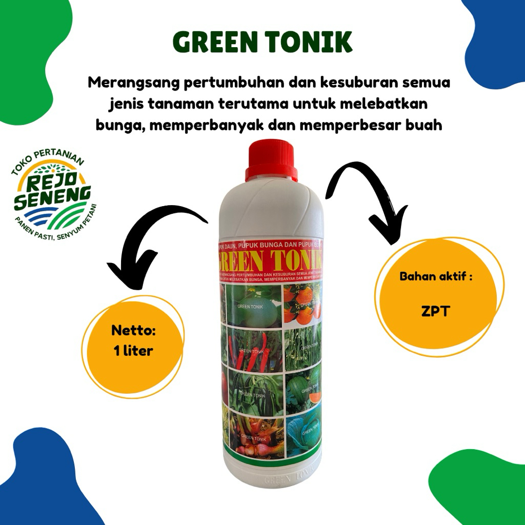 Pupuk Cair BIO TONIC 1 Liter - Pupuk Daun, Bunga, dan Buah