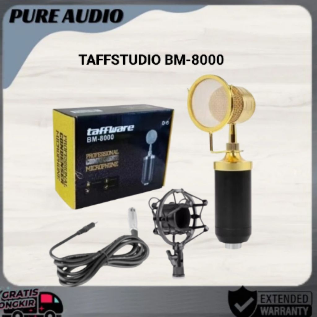 Mic Taffware BM 8000 MICROPHONE MIC CONDENSER