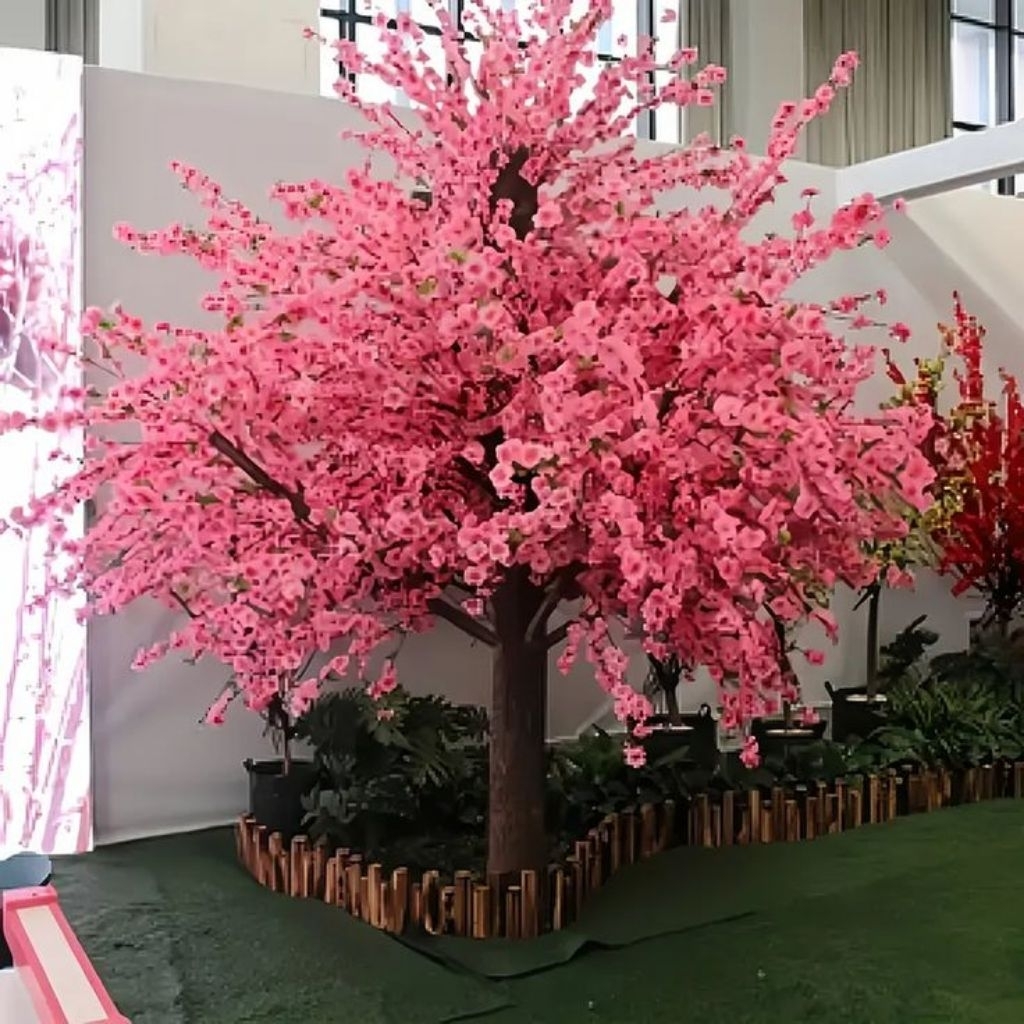 PROMO POHON SAKURA ARTIFICIAL DEKORASI RUMAH - POHON SINTETIS SAKURA JEPANG TERMURAH