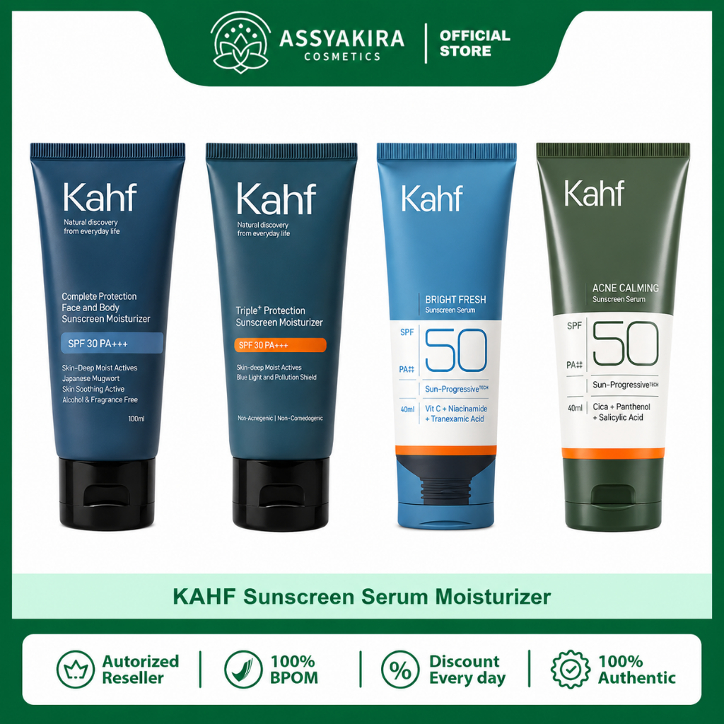 KAHF Sunscreen Serum Moisturizer - Sunscreen Wajah Pria