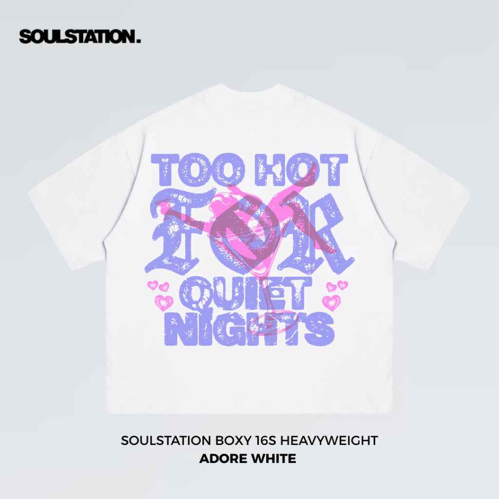 Soulstation Boxy 16s Heavyweight Adore White