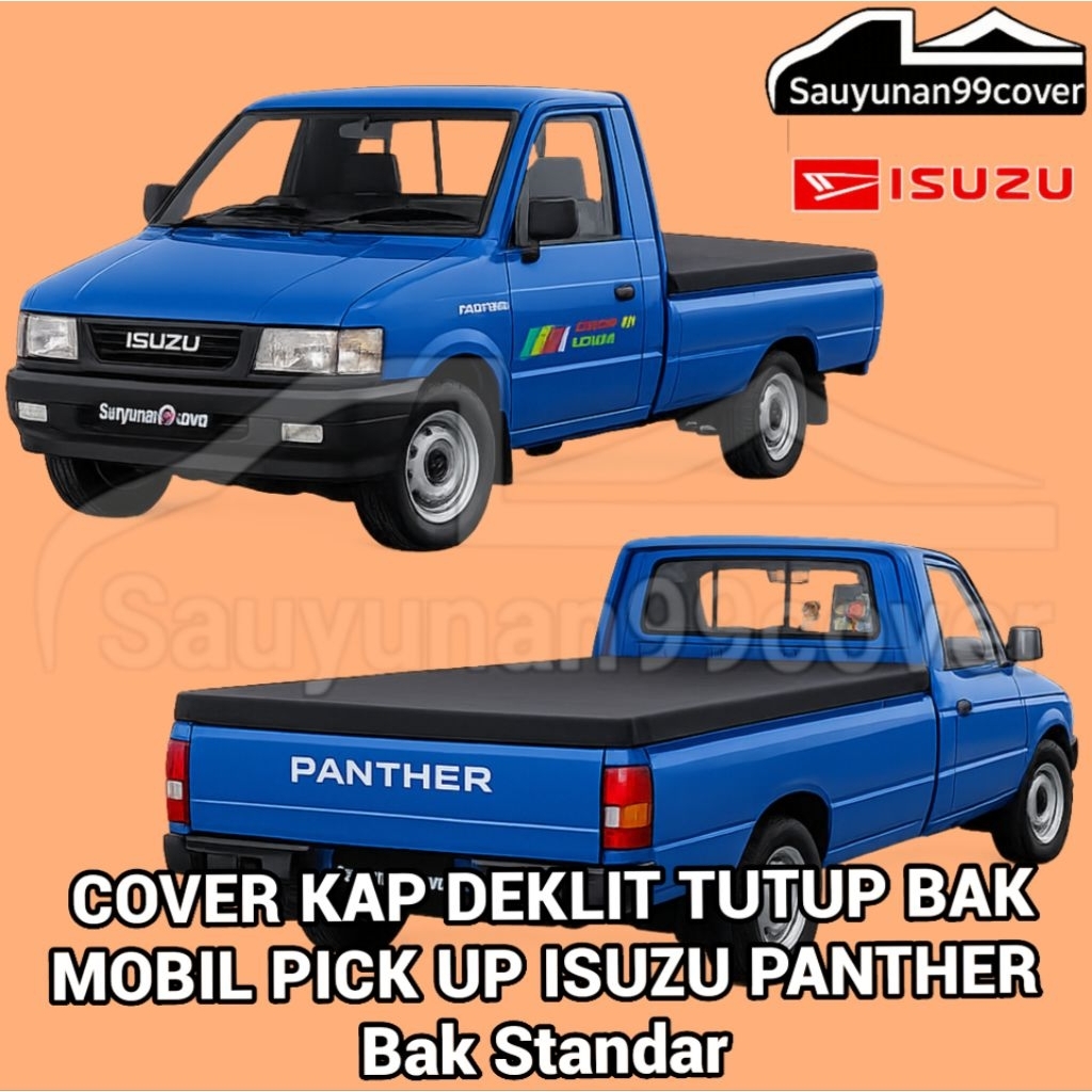 PANTHER - COVER KAP DEKLIT TUTUP BAK MOBIL PICK UP ISUZU PANTHER Bak Standar