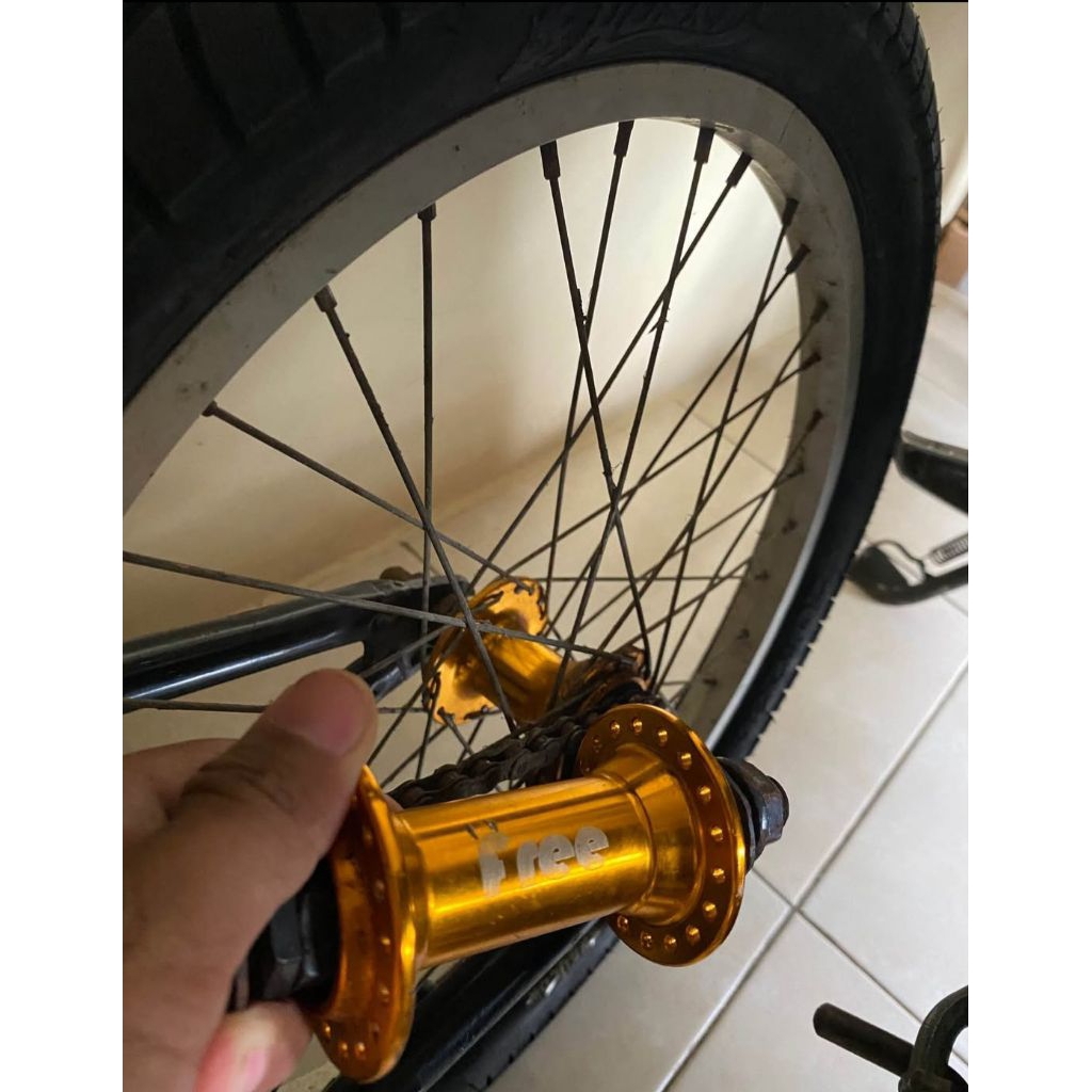 Hub free bmx depan belakang second