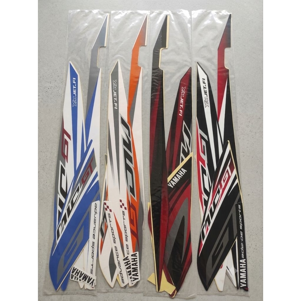 Stiker Striping Lis Body Standar Motor Mio GT 2014 Original