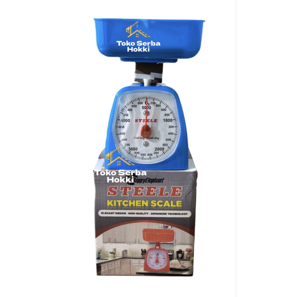 Timbangan Dapur Analog Steele 5kilo / Timbangan Bagus Steele 5kilo