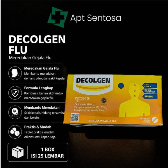 Decolgen Tablet 1 BOX / PER BOX