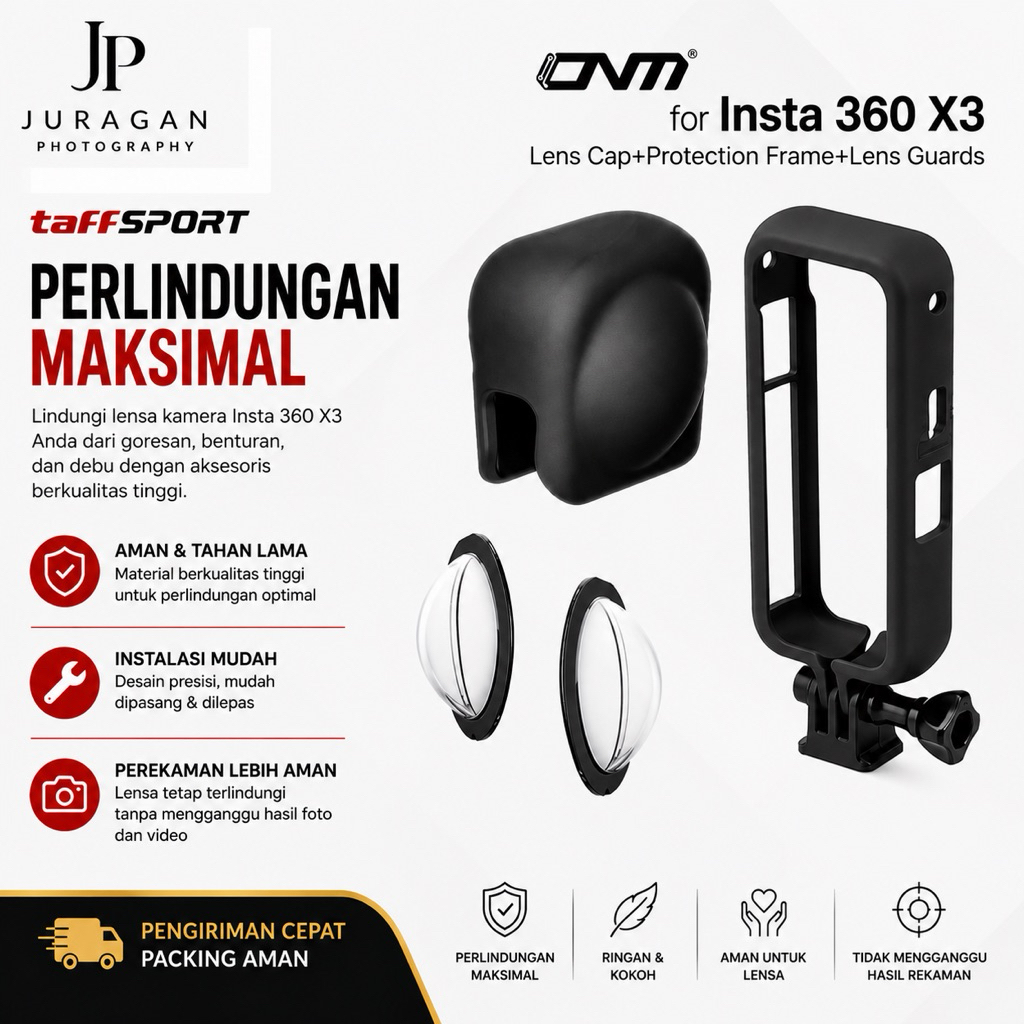 Frame Insta 360 X3 / Bingkai Plastik Insta 360 X3 / Anti Gores Insta 360 X3 / Silicone Case Insta 36