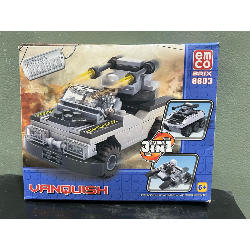 Emco Brix Action Heroes Mainan anak Lego