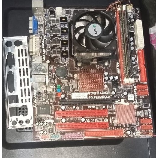 Paket Mobo AMD AM3 Proci Phenom 2 X4 955 3.2 Ghz Copotan Normal