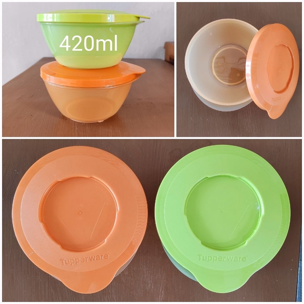 Tupperware Toples Plastik Susun 420ml Original
