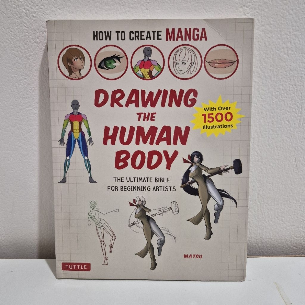 [PRELOVED] How To Create Manga Drawing The Human Body Buku Tutorial Menggambar Komik Manga Tuttle