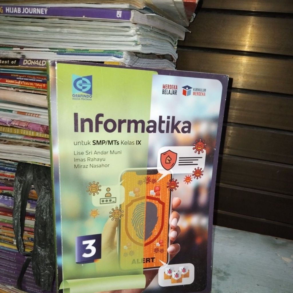 informatika smp kelas 3 grafindo ori bekas