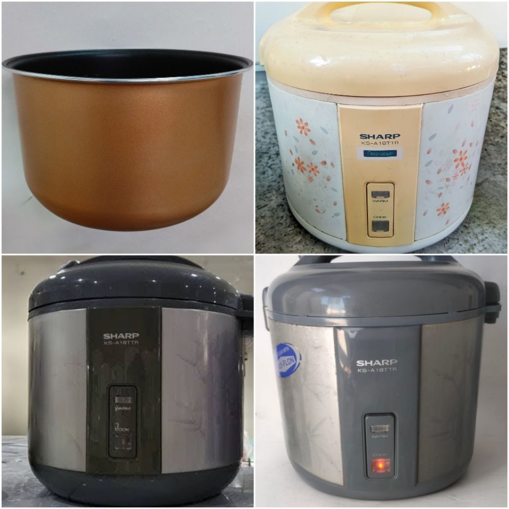 (PANCI NYA SAJA) Panci Teflon Innerpot Pengganti Utk Magic Com Sharp KS-A18TTR