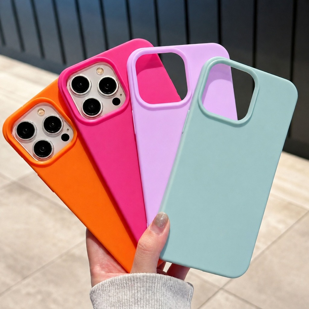 Softcase Kulit Imitasi Candy Leather Textured Casing HP Compatible For Realme 14 15 15t C11 C15 C17 