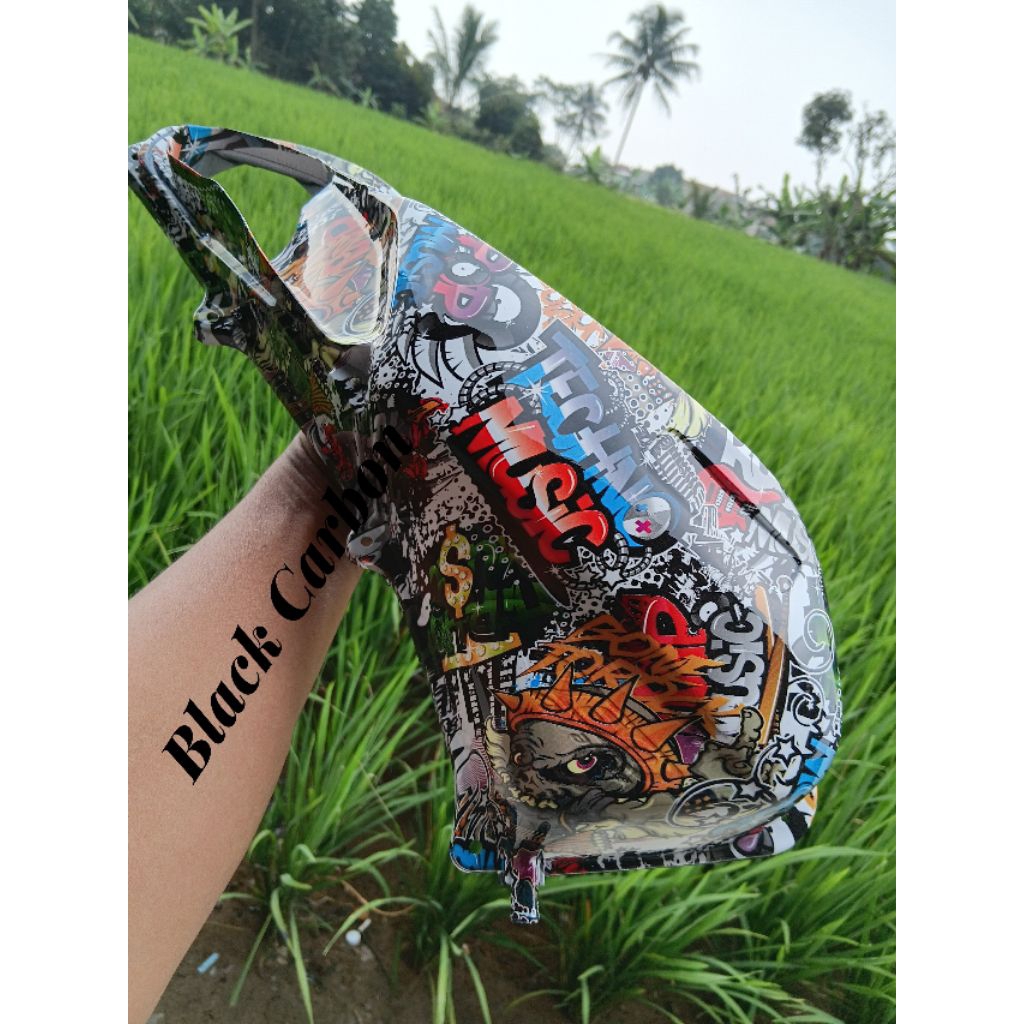 TUTUP FILTER PCX 160 CARBON FILTER STYLO CARBON filter pcx 160 carbon / tutup filter vario 160 MOTIF