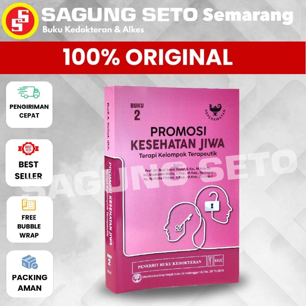 BUKU PROMOSI KESEHATAN JIWA TERAPI KELOMPOK TERAPEUTIK BUKU 2 - BUDI ANNA KELIAT