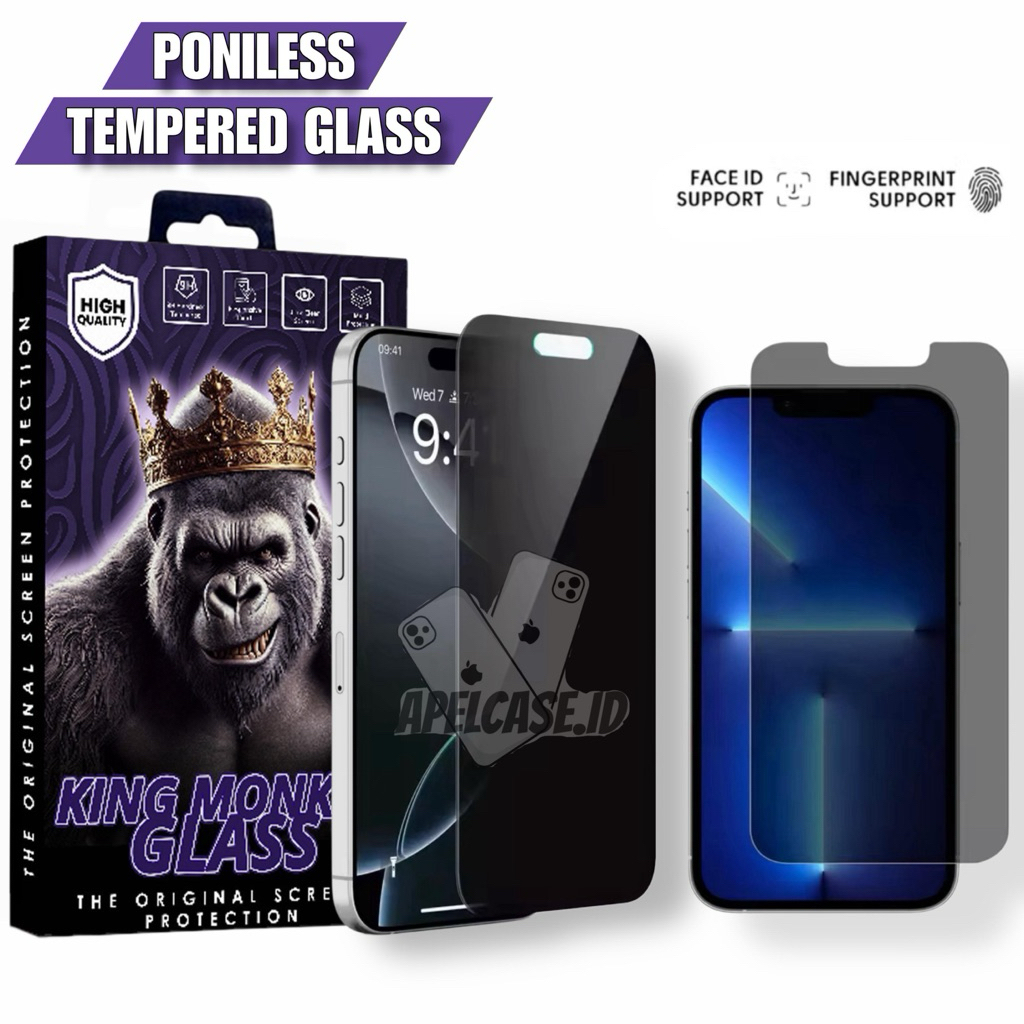 Model U & BOLONG kamera Terbuka Poniless Anty Spy & HD Clear Poniless Tempered Glass For iP X XR XS 