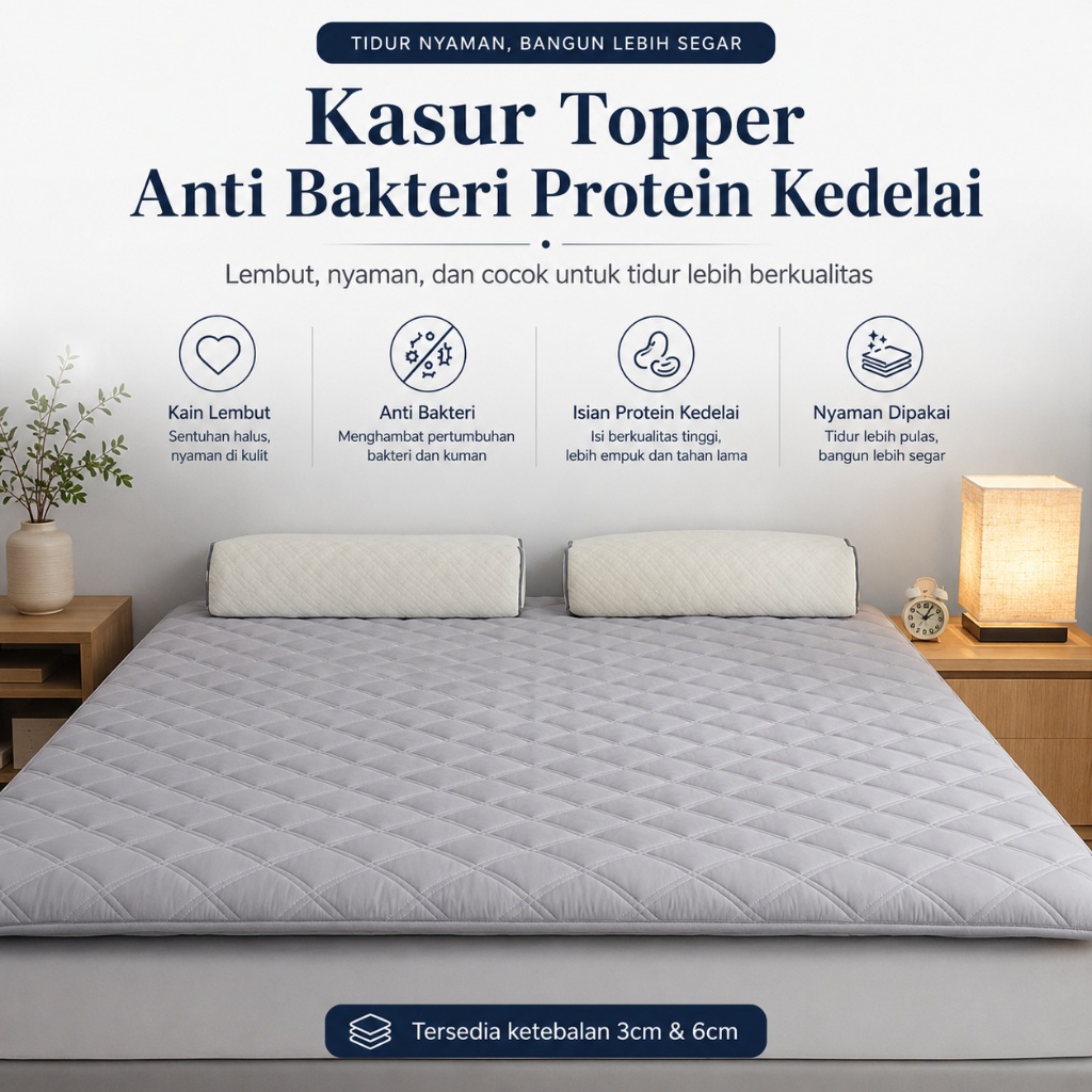 Kasur Busa Kasur Lipat Lantai Matras Ukuran 90x200 120x200 160x200 180x200