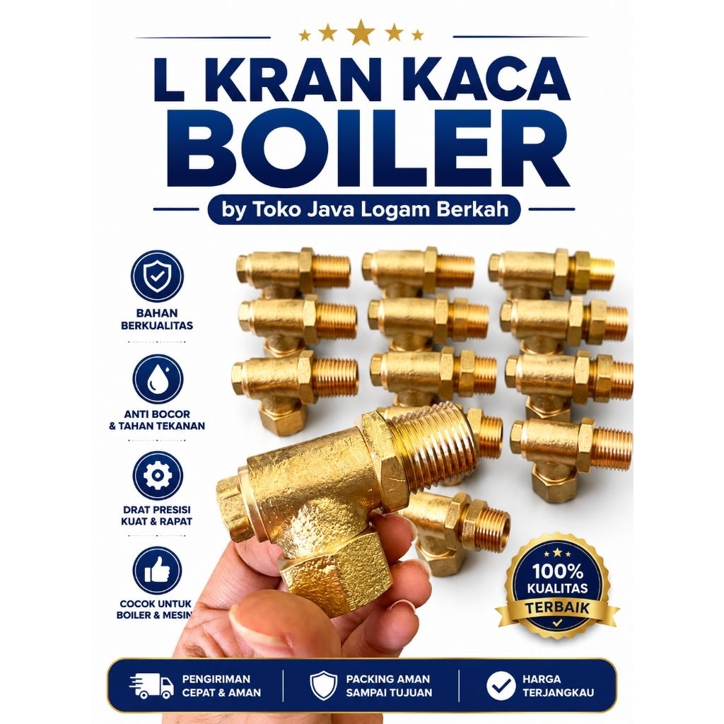 Nepel L kaca Boiler / kran kaca dudukan pipa kaca tabung boiler(sambungan.kaca.boiler)