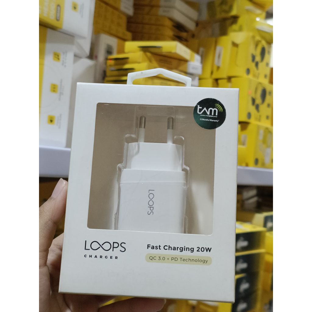 LOOPS DUAL PORT CHARGER 20W