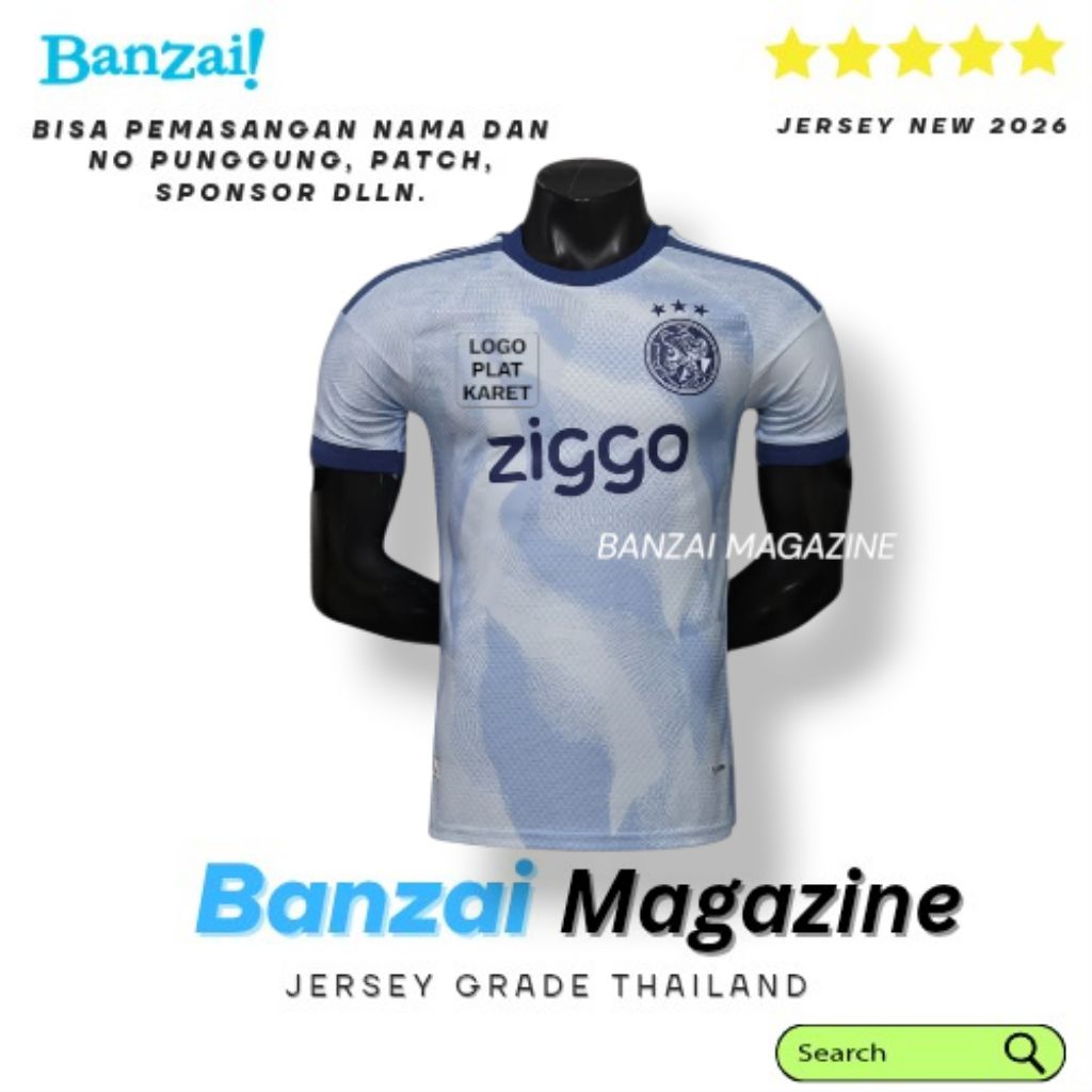 Jersey Player issue Ajax 3rd 2026 27 Pi