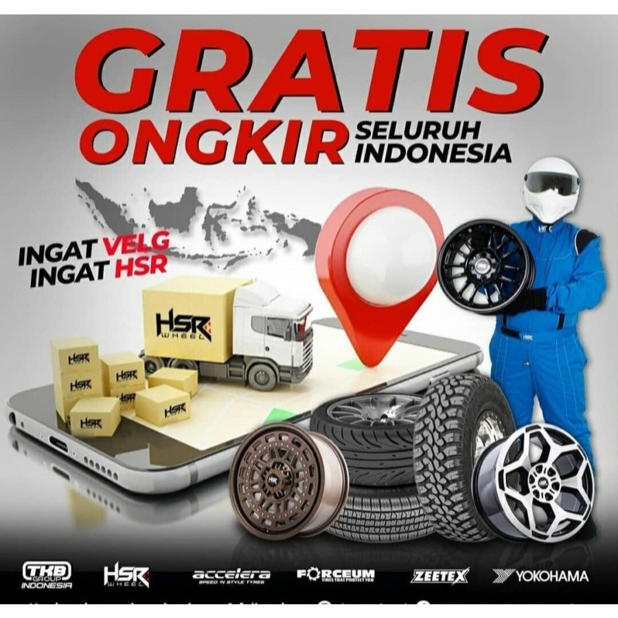 HSR MASURE R17 BAUT 10X100/114 ET45 SILVER POLISH
