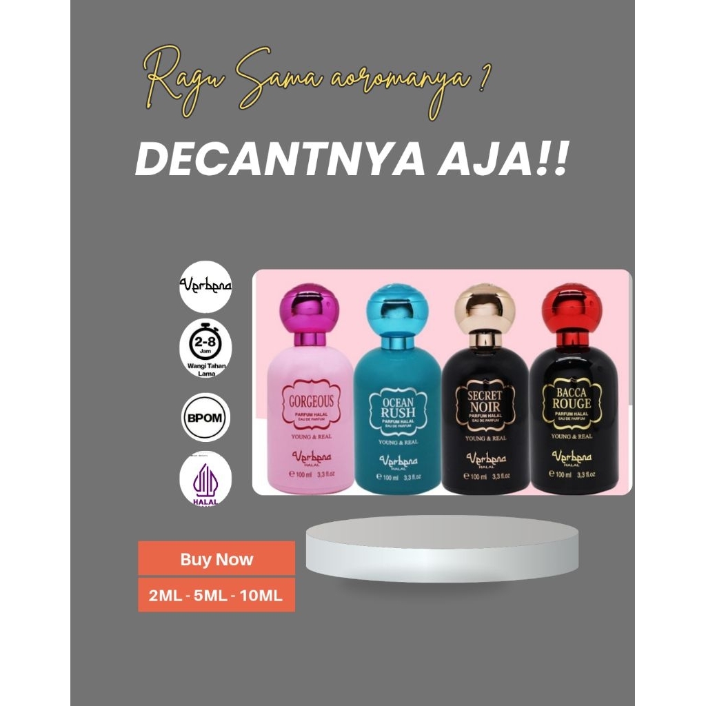 Decant Parfum Verbana Series